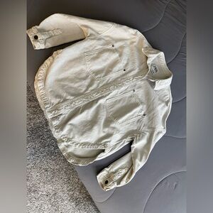 Zara Cream Button-Up Jacket size S